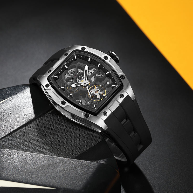 ChronoSport Black - Automatic Skeleton Sport Watch